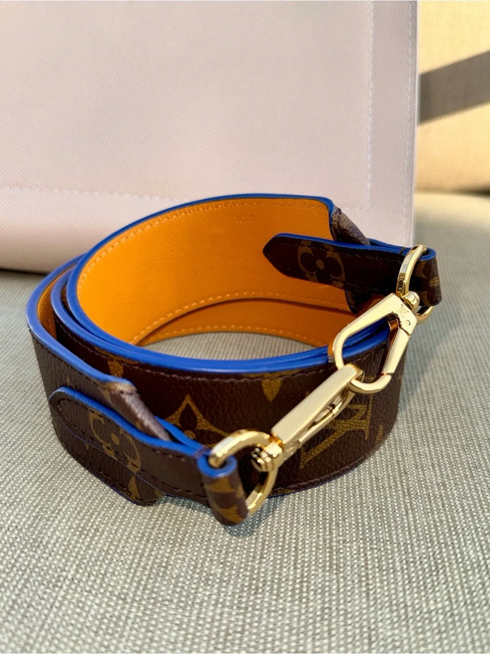 *GIFTABLE condition* Louis Vuitton limited edition LV colors bandouliere strap